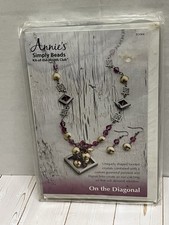 Annie  s Simply Beads On the Diagonal jewelry kit BD064