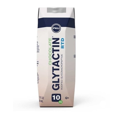 Glytactin RTD 10 Oral Supplement Chocolate 8.5 oz Carton 30 Ct