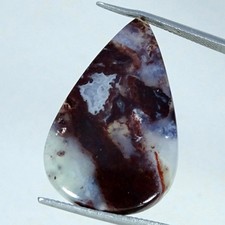 21.40Cts 100 Natural Aqua Chalcedony Pear Cabochon Gemstone 20X31X4MM