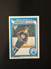 1992 O-Pee-Chee Anniversary Series Wayne Gretzky Rookie Card Reprint Insert #18. rookie card picture