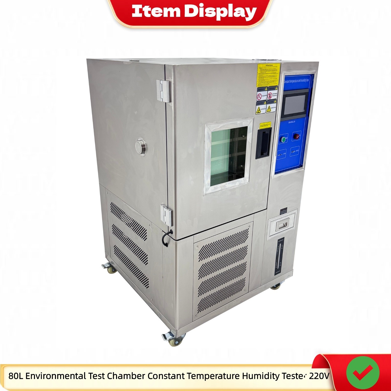 80L Materials Performance Test Chamber in -40˚C ~ 150˚C 220V 304 Stainless Steel