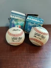 2 MIKE SCHMIDT Signed Autographed Official National League Baseball Phillies