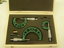 INSIZE Outside Micrometer Mic SET 0-3x0.0001" (Model # 3203-33A)