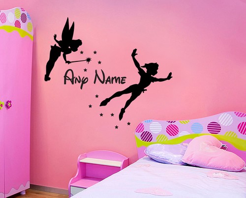TINKERBELL PETER PAN \u0026 NAME WALL 
