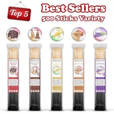TOP 5 BEST SELLERS Incense Sticks 11" Variety Pack Bulk 500 Wholesale Set