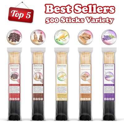 #ad TOP 5 BEST SELLERS Incense Sticks 11quot; Variety Pack Bulk 500 Wholesale Set $24.95
