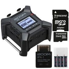 Zoom F3 2-In / 2-Track Portable Field Recorder +Zoom BTA-1 Bluetooth Adaptor Kit