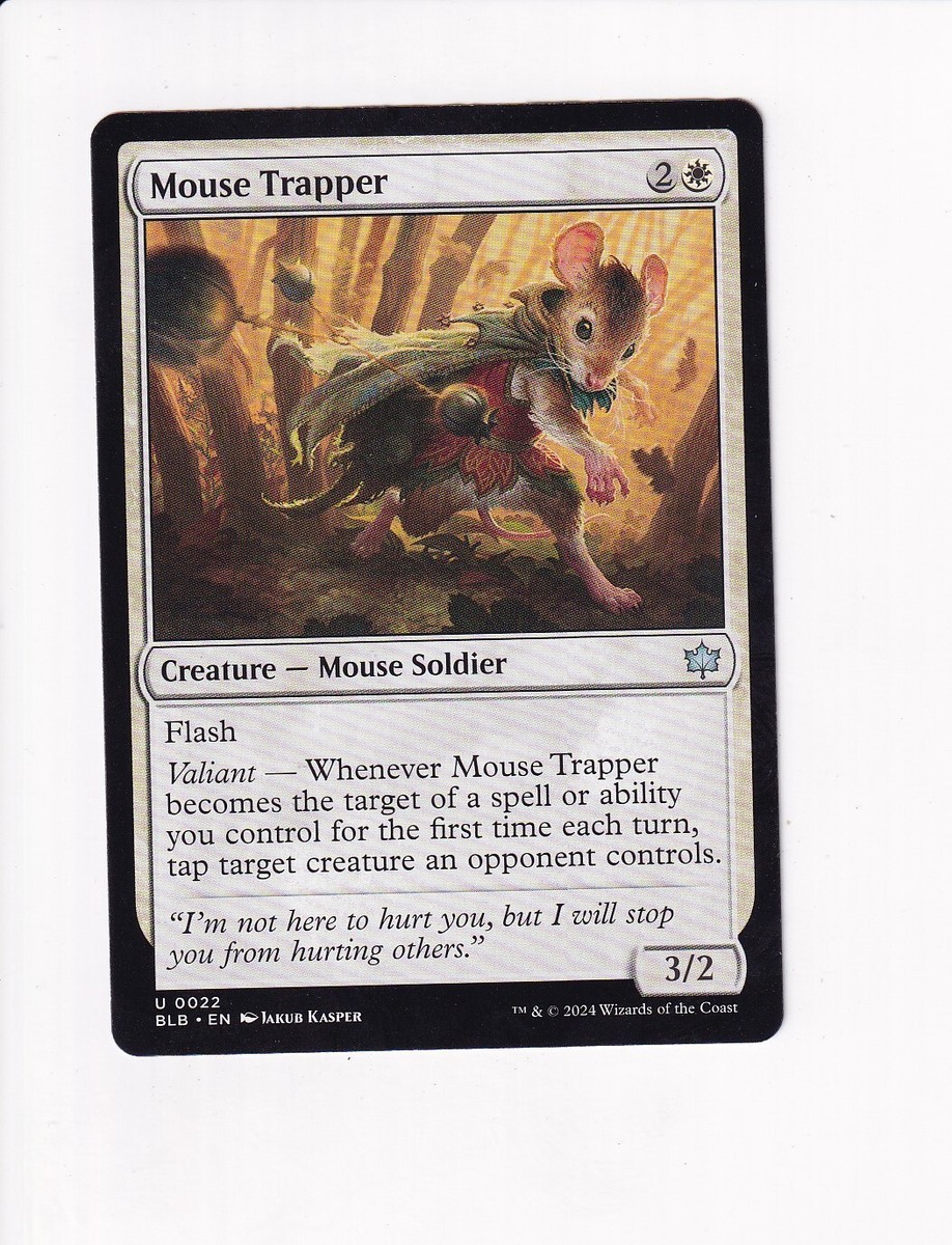 mouse cards mtg Magic The Gathering - Bloomburrow - Manifold Mouse
