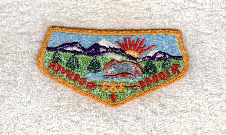 B3 07 oa bsa scouts TAHOSA 383 OA LODGE YELLOW BORDER 02 | eBay