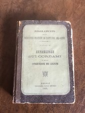 "ISTRUZIONE SUI CORDAMI" ISTRUZIONI PRATICHE DE ZAPPATORI DEL GENIO VOL 8