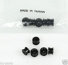 BICYCLE BIKE STEEL 6.5mm SINGLE CHAIN RING CRANK NUTS BOLTS SCREW 5 SETS BLACK
