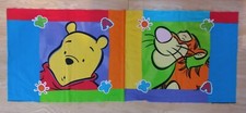 Disney Winnie The Pooh Tigger Quilt Pillow Fabric Squares 21 1/2" x 17"