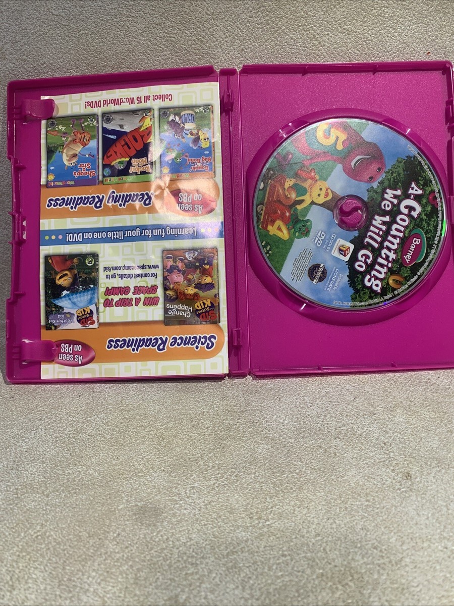 Barney A Counting We Will Go DVD 884487108141| eBay