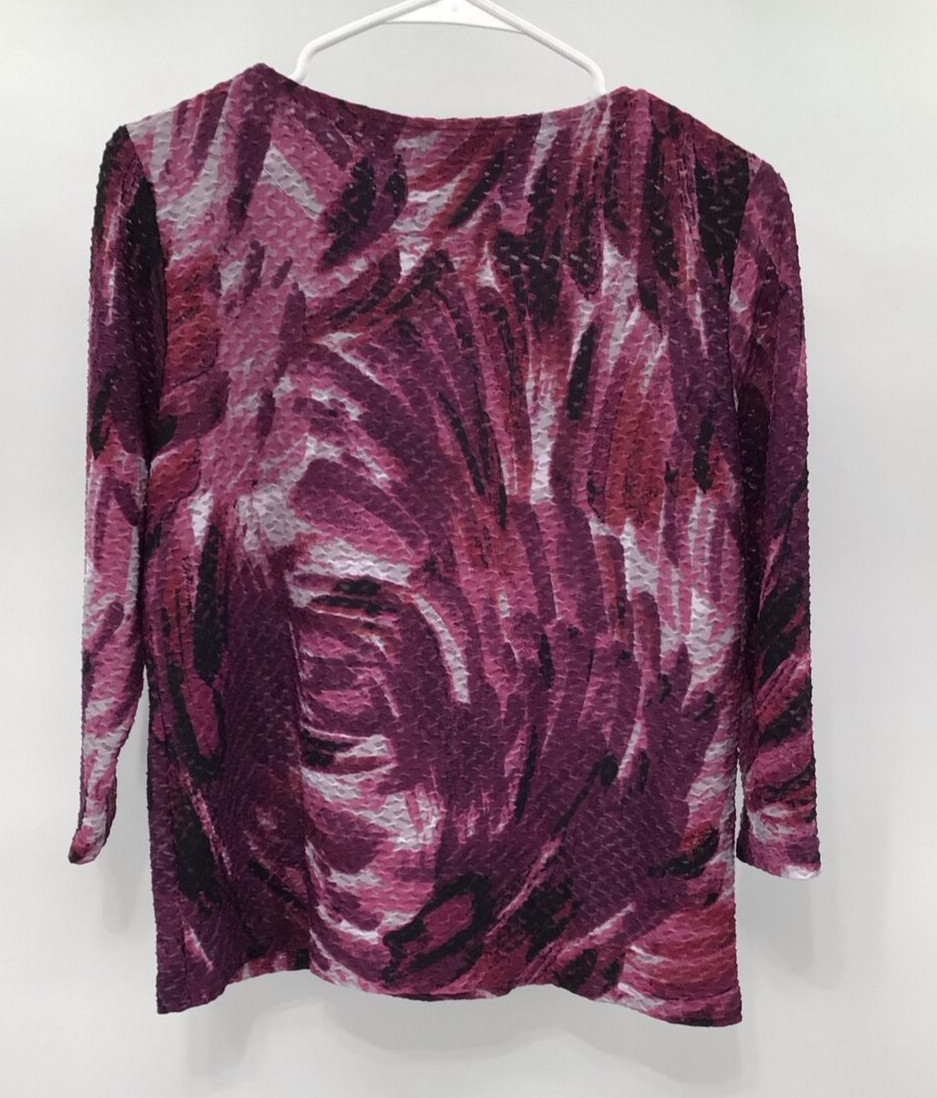 Ruby Rd. Petite Blouse Top Pullover 3/4 Sleeve Si… - image 2