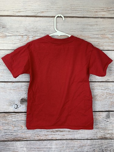 Hanes Disney Parks MINNIE MOUSE Red Short Sleeve Top 100% Cotton Little Girl Sm - Picture 2 of 4