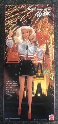 Walt Disney World Barbie Doll Special Edition #16525 New NRFB 1996 Mattel - Picture 3 of 7