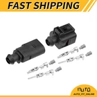 1J0973802/1J0973702 2Pin Male Female Connector Sensor Set Custom for VW for Audi