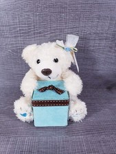 Dan Dee Bear 6  Plush Gift Box Jewelry Ring Valentines Day Collector  s Choice