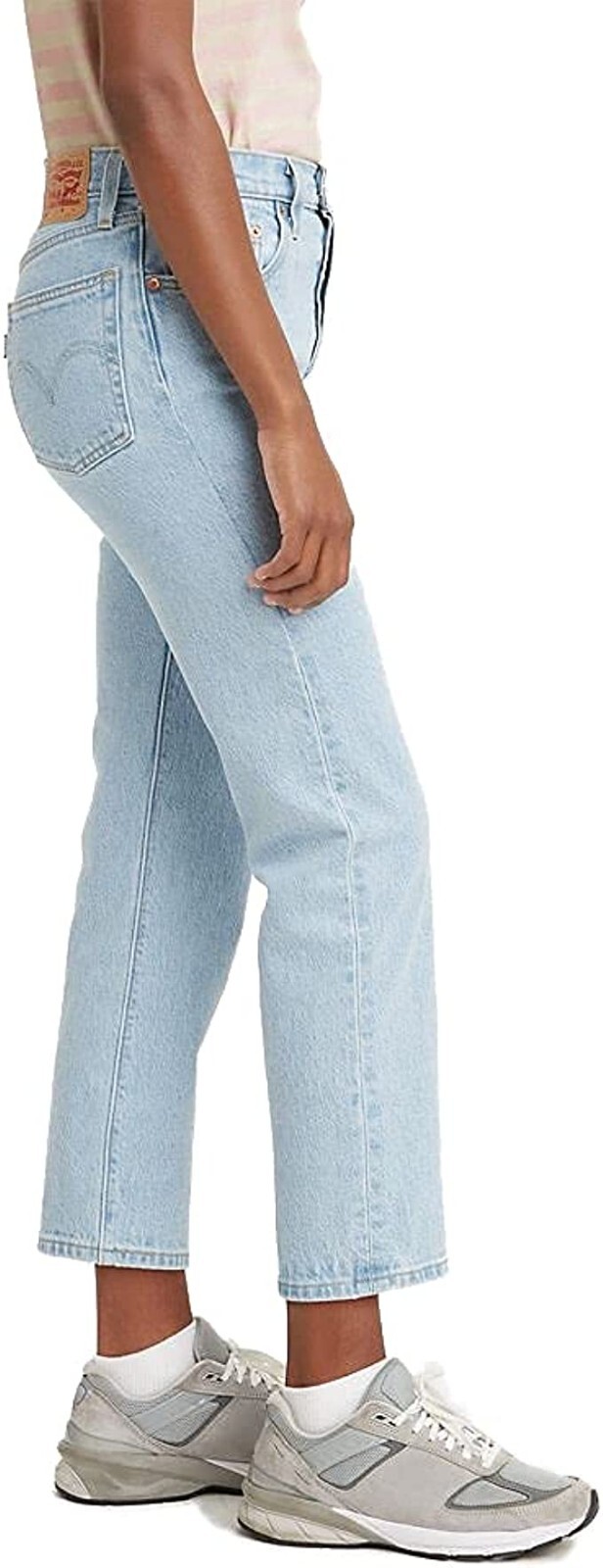 Levis 501 Original Cropped Jeans Womens 28x26 Light Wash Premium eBay