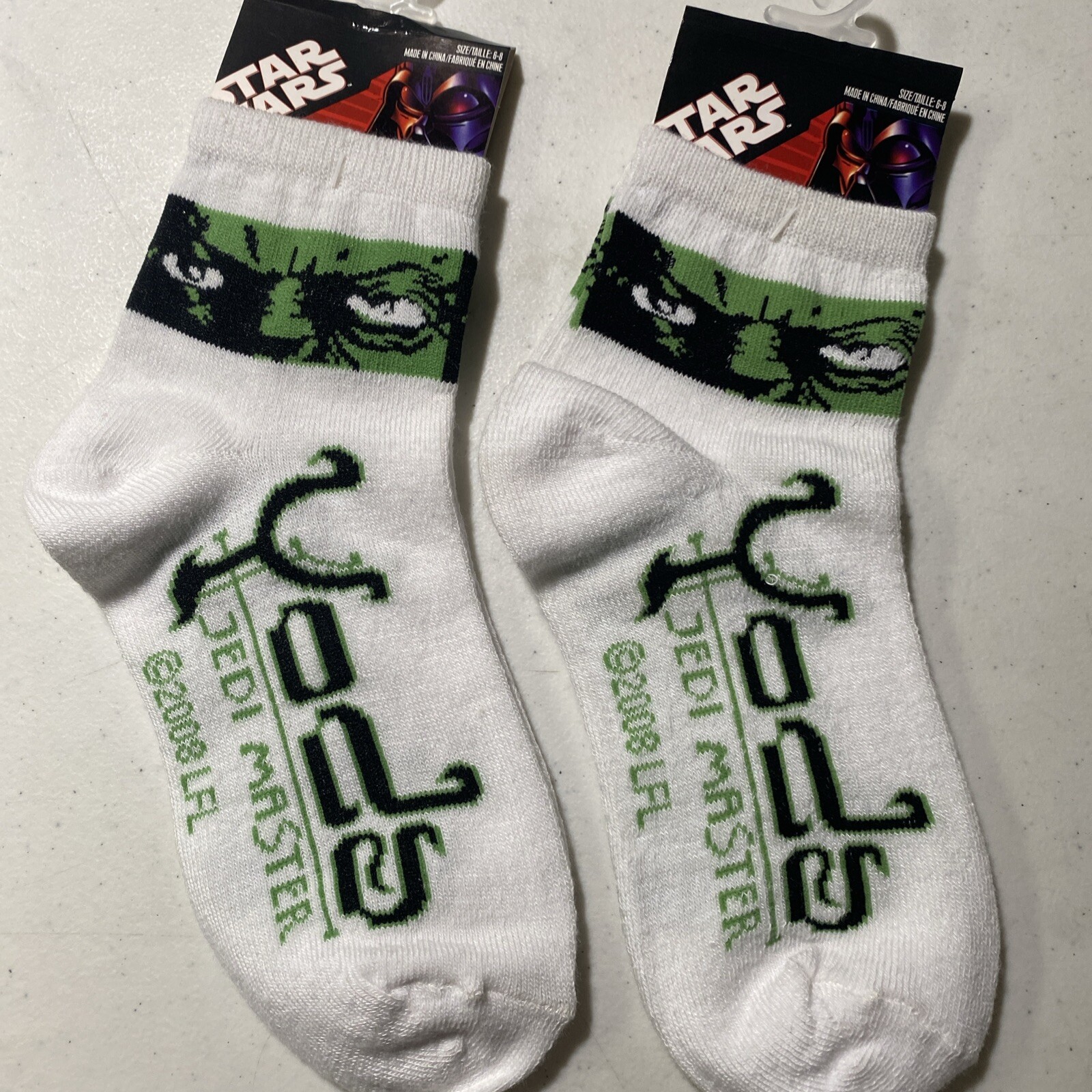 Star Wars Kids Socks 2 Pair Size 6-8 NEW