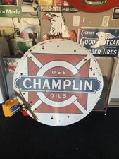 champlin Motor Oil Sign 