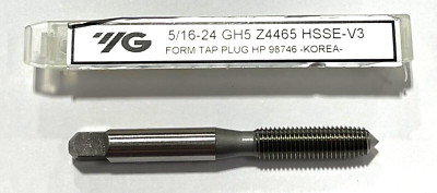 YG 5/16''-24 Tap HSSE-V3 Thread Forming Plug Tap GH5 3FL High Performance