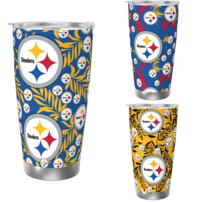Steelers Pittsburgh Print Coffee Cup 20OZ Car Cup Portable Travel Mug Fans  Gift | eBay