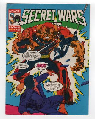 1986 MARVEL SUPER HEROES SECRET WARS II #7 SPECTACULAR SPIDER-MAN KEY RARE UK