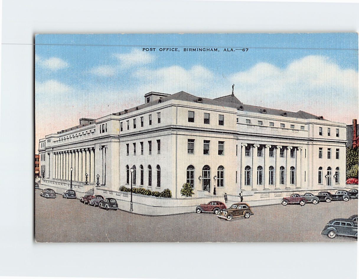 Postcard Post Office Birmingham Alabama USA