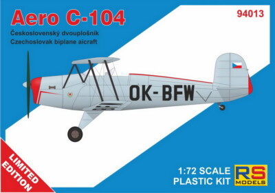RS Models 1/72 Czechoslovak Aero C-104 Biplane