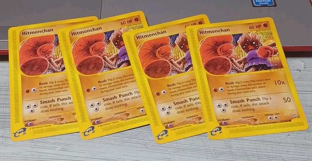 (1x)💥 HITMONCHAN🥊 Aquapolis 81/147 E-Series E-Reader LP NM Ships🚀 Fast-image