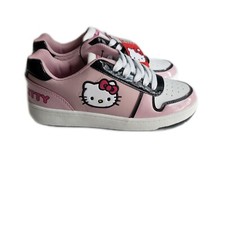 NEW Sanrio Hello Kitty Pink Casual Court Sneakers, Size 7M