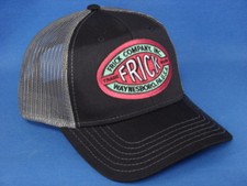 Sombrero de tractor/motor de vapor Frick - negro con malla gris oscuro - Snapback
