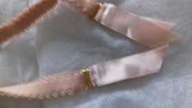 AGENT PROVOCATEUR RARE VINTAGE DARLA PEACH/CHAMPAGNE SUSPENDER 3 MEDIUM UK10 NWT
