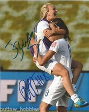 England Jill Scott Toni Duggan Dual Autographed Signed 8x10 Photo COA B