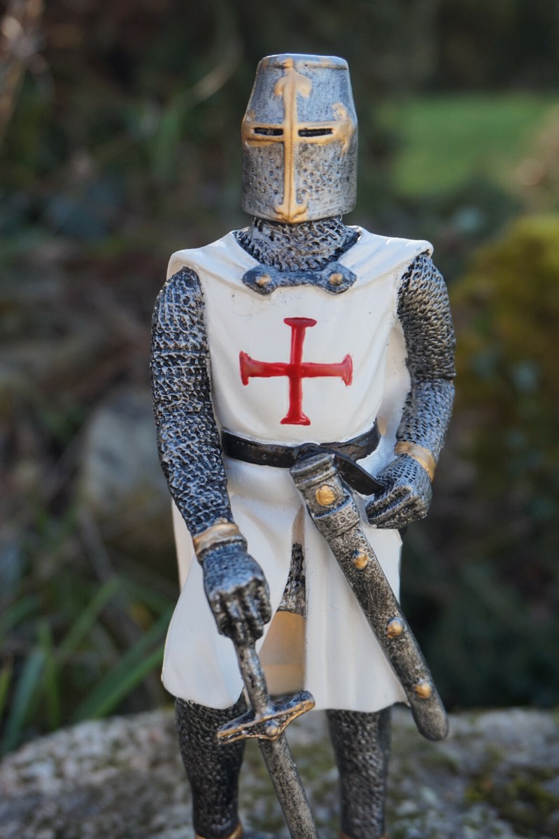Soldat de plomb, collection chevalier germanique, XIIIe s. 54 mm Époque médiévale et croisades - France