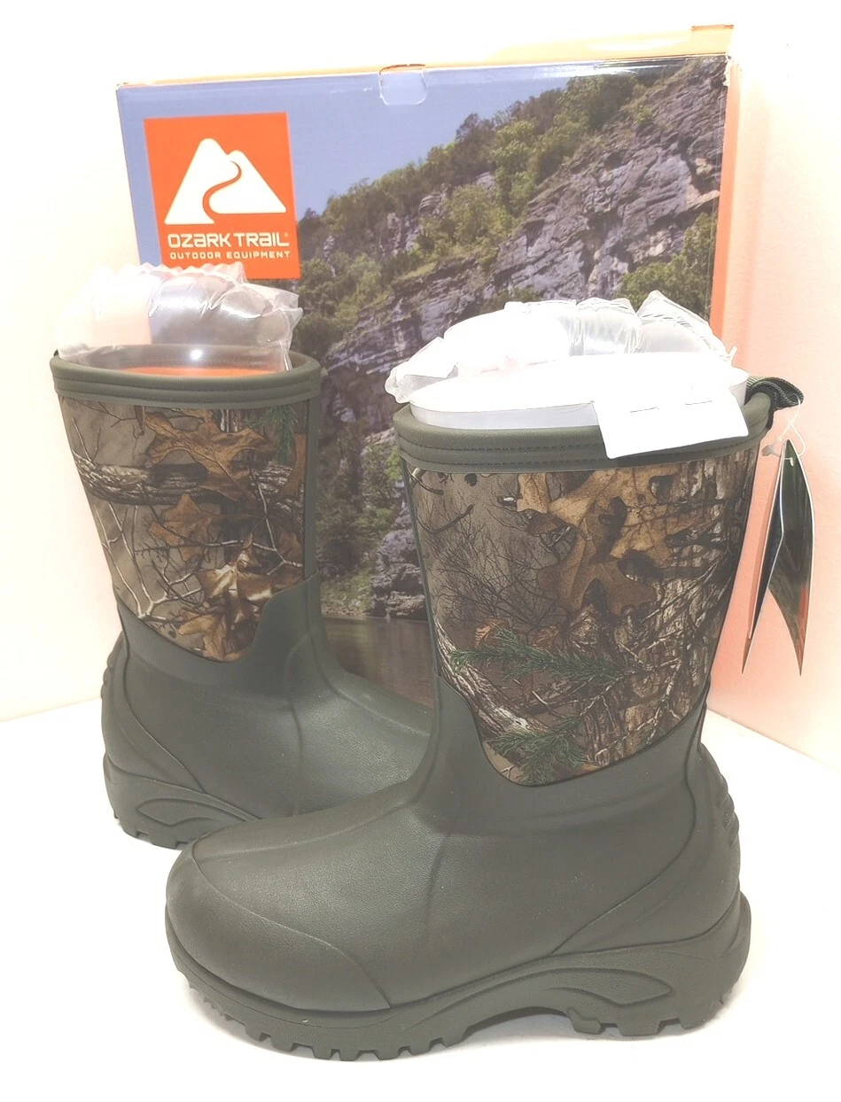 Ozark Trails Chore 10" 400 camp rubber out-soul waterproof insulated size 6 men