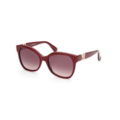 MAX MARA EMME3 MM0014 66F Maroon Butterfly Plastic Sunglasses Frame 56-18-140
