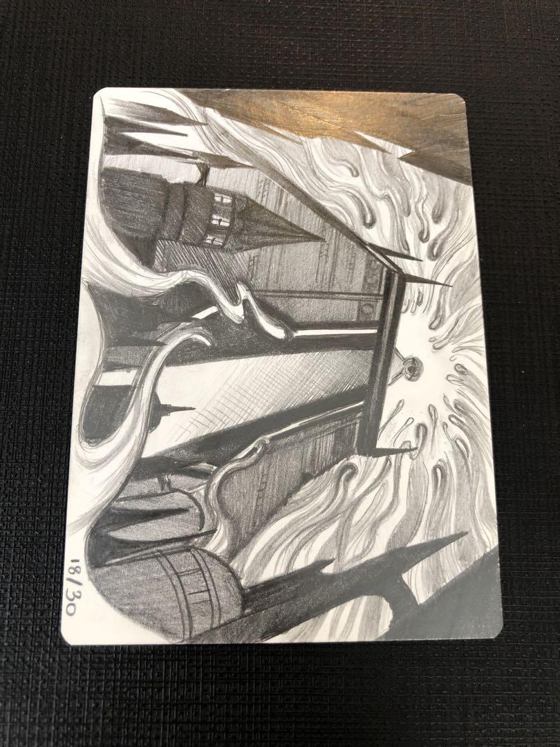 MTG Magic Artist Proof AP PIOTR DURA / Bolas's Citadel 18/30 NM