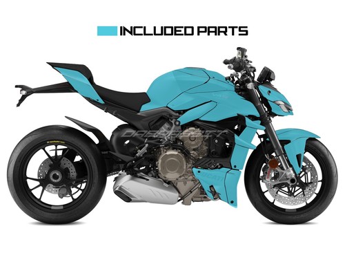 NEW Graphic kit for DUCATI Streetfighter V4&V4S(20~22) Full Graphic kit (SF-R) - Picture 3 of 7