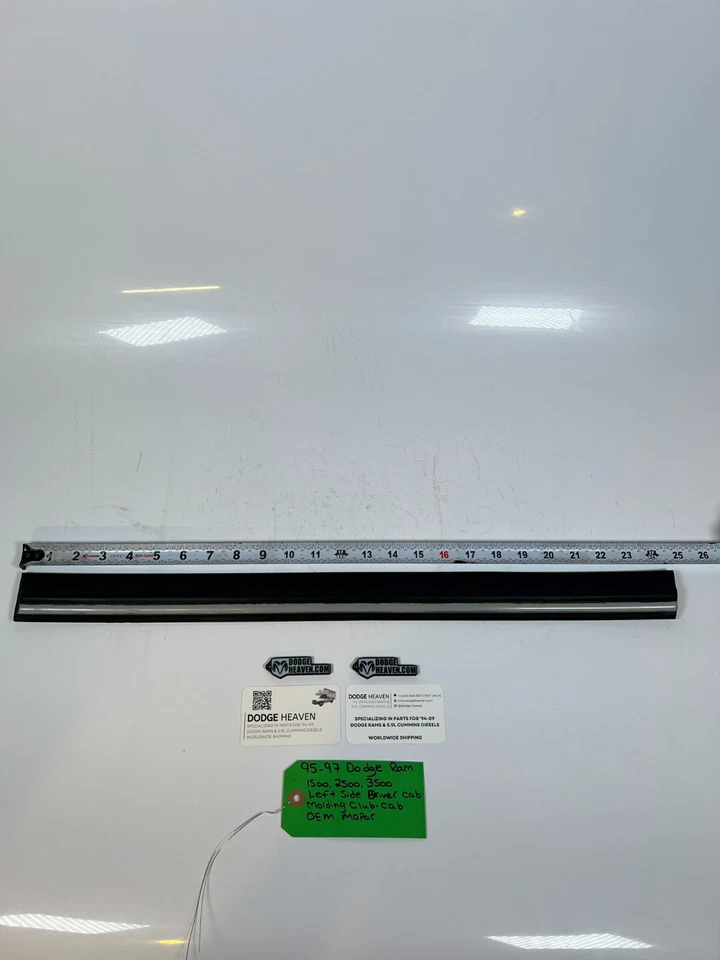 Dodge Ram 1500-3500 LH cabina moldeada cabina Club Mopar 1995-1997 OEM Foto 2 de 4