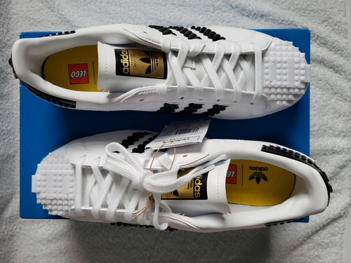 Adidas Originals Superstar x LEGO Cloud White / Black UK 9.5 NEW TAGS GW5270  | eBay