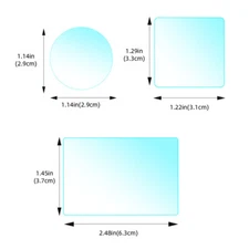 For DJI OSMO ACTION 5PRO Camera Tempered Glass Film Lens Screen Protector Parts