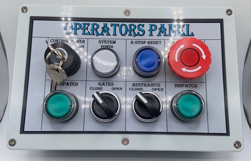RideSims Roller Coaster Control Panel, USB KEYBOARD, Custom Build, Key ...