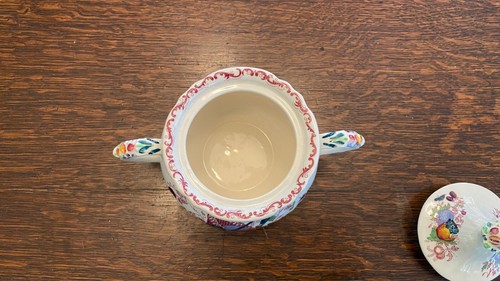 Mason's Ironstone Fruit Basket Sugar Bowl England - Picture 5 of 7