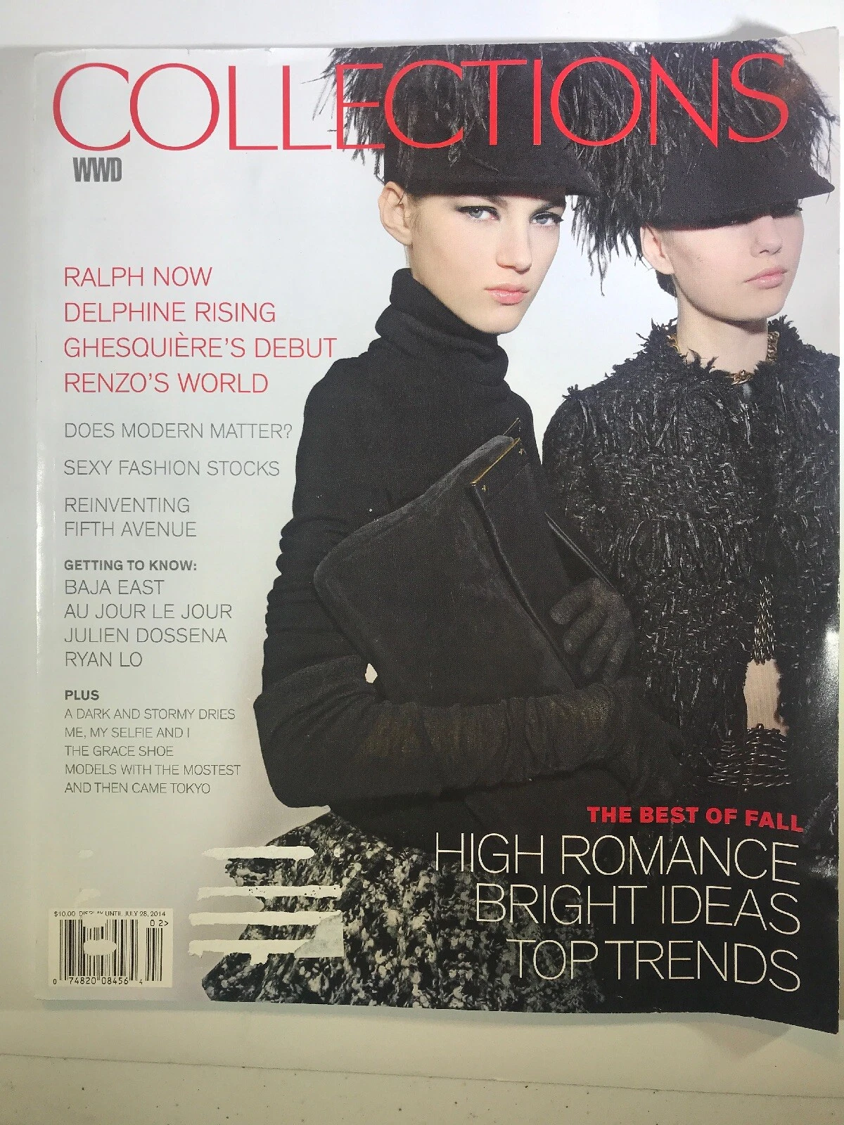 WWD Collections Magazine 2014 Mode Dior Lanvin's High Hats Cover