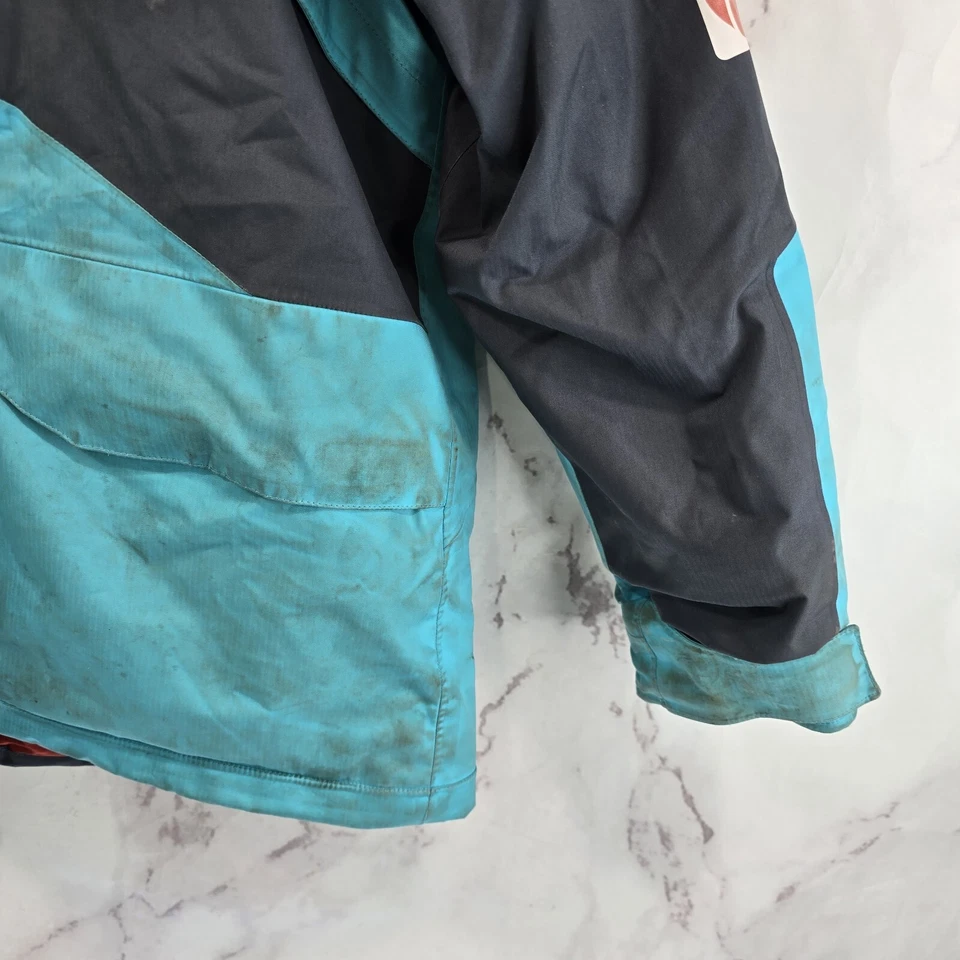 Patagonia Coat Youth 10 M Blue Hooded Ski Jacket Snow Winter Boys Girls Puffer  - Image 4 of 4