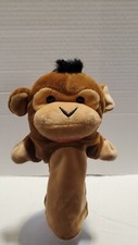 Melissa  Doug Monkey Hand Puppet Zoo Friends Chimp Chimpanzee Plush EUC