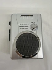DIGITNOW Cassette Player Works But Plays Tapes Slow. Use for parts Silver Black