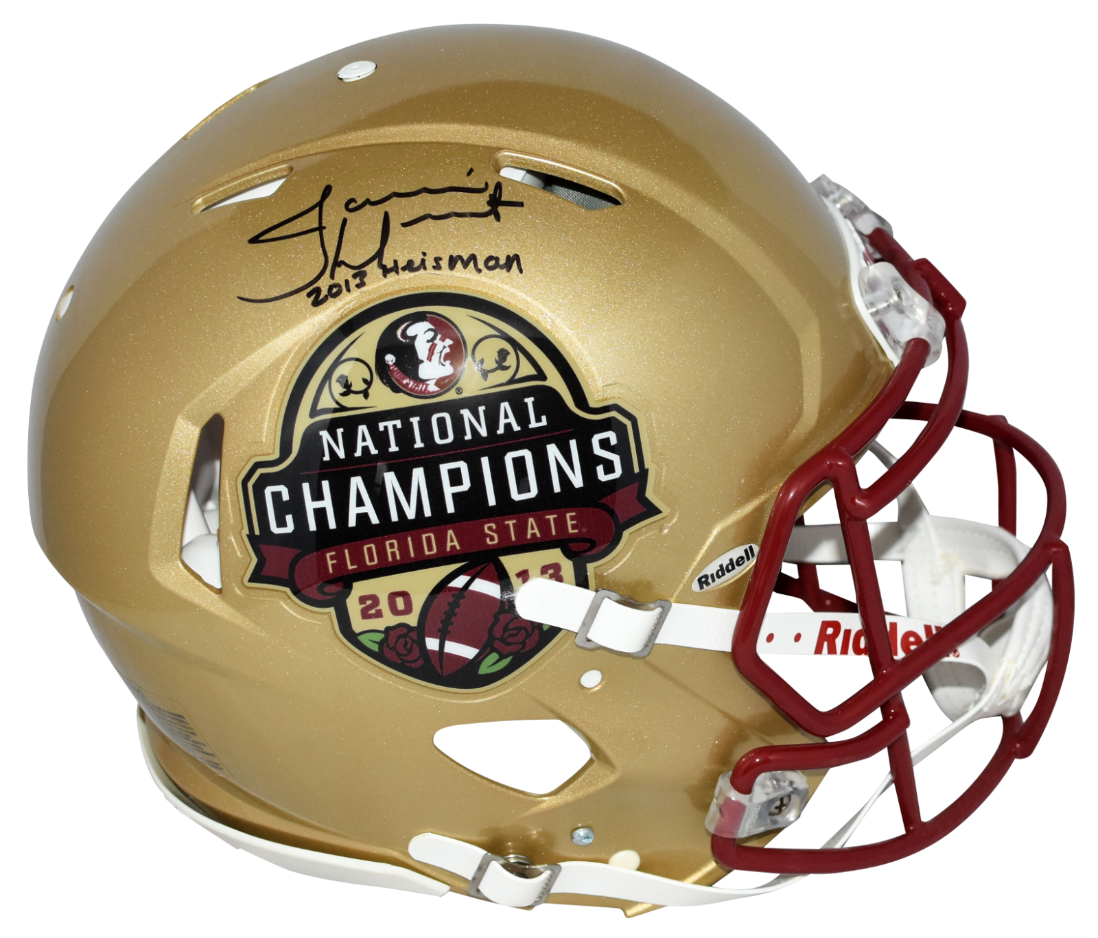 Jameis Winston Autographed Signed Florida State Seminoles 2014 CHAMPS AUTHENTIC SPEED HELMET 